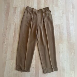 VINTAGE JONES OF NEW YORK SILK TROUSERS PANTS  XXL 18